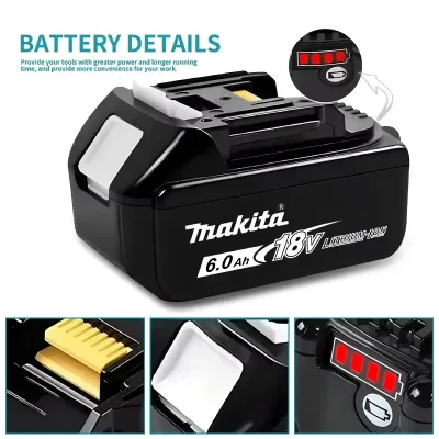Batterie Li-ion 18 V 6000 mAh outils – image 3
