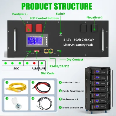 Batterie LiFePO4 48 V 150 Ah Bluetooth – image 3