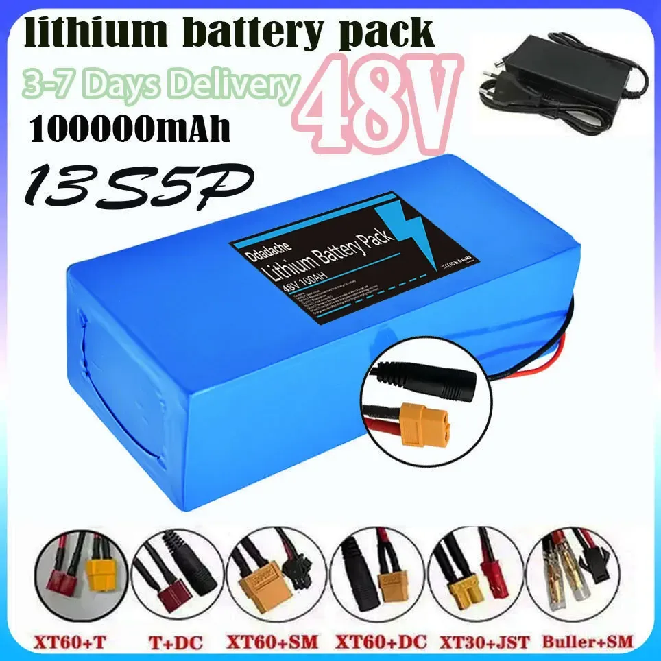 Batterie lithium-ion 48 V 13S5P avec chargeur