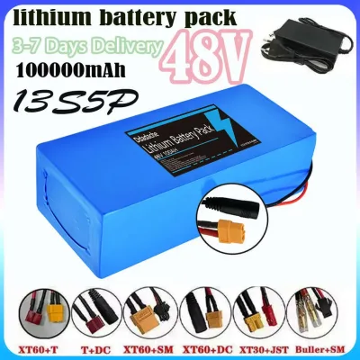 Batterie lithium-ion 48 V 13S5P avec chargeur