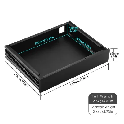 Boîtier aluminium pour amplificateur DAC – image 2