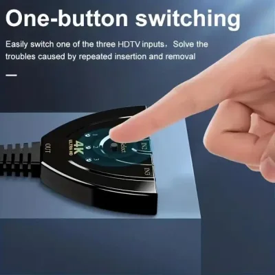 Commutateur HDMI 3 entrées 1 sortie 4K – image 2
