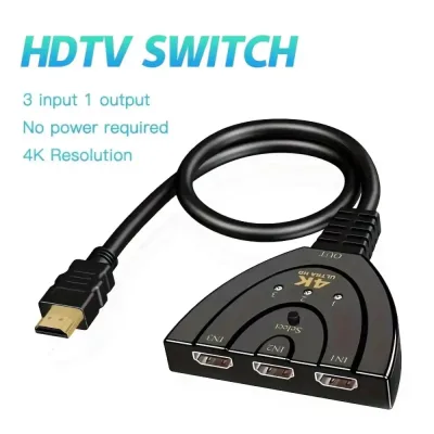 Commutateur HDMI 3 entrées 1 sortie 4K – image 3