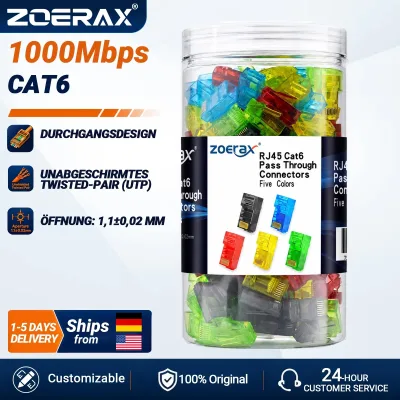 Connecteur RJ45 Cat6 à sertir, passage direct