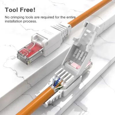 Connecteur RJ45 sans outil pour câble réseau – image 2