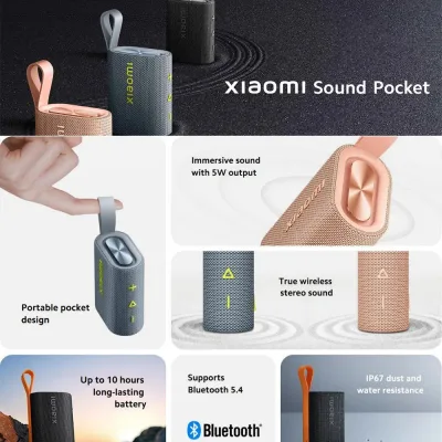 Enceinte Bluetooth portable stéréo – image 2