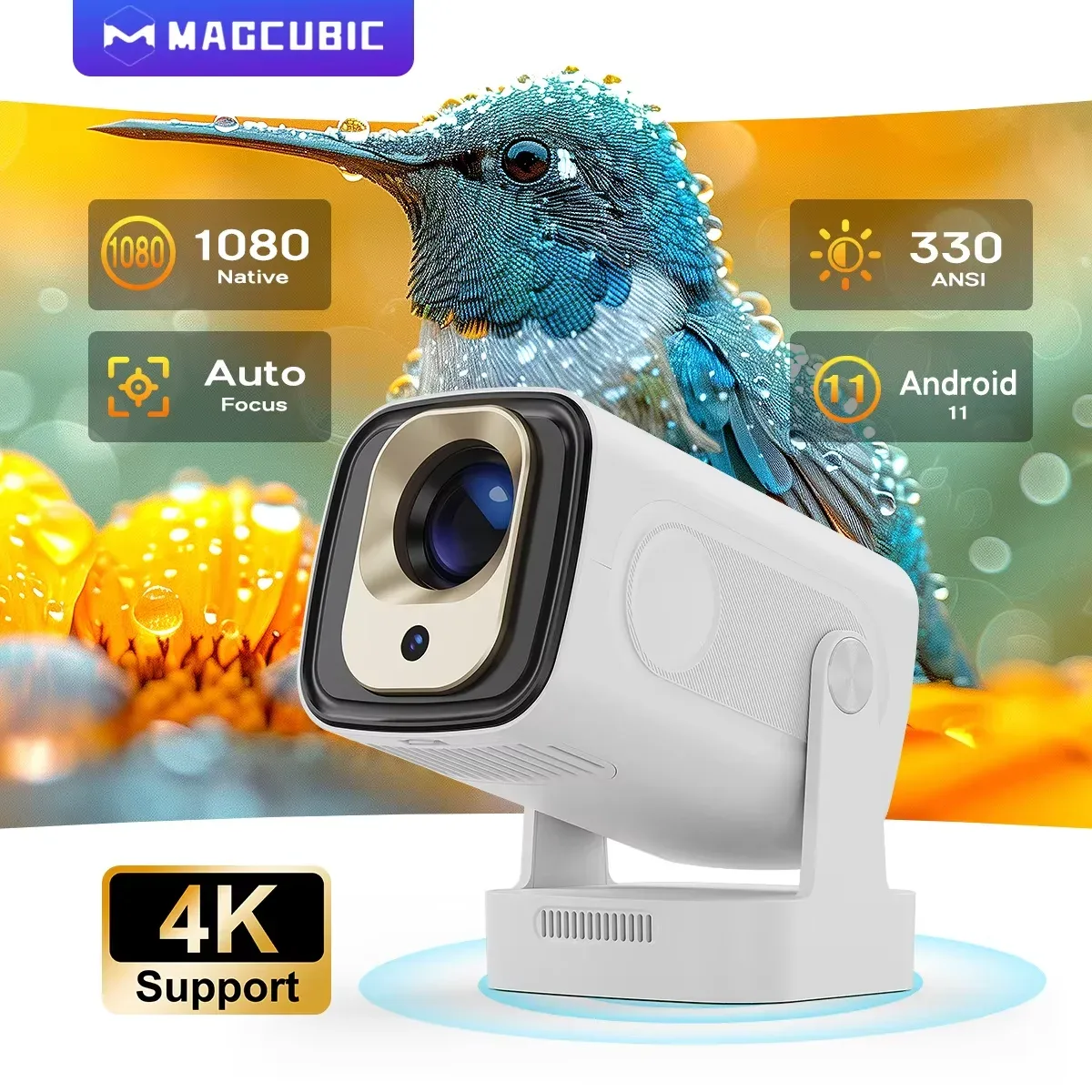 Mini projecteur portable Android 1080p