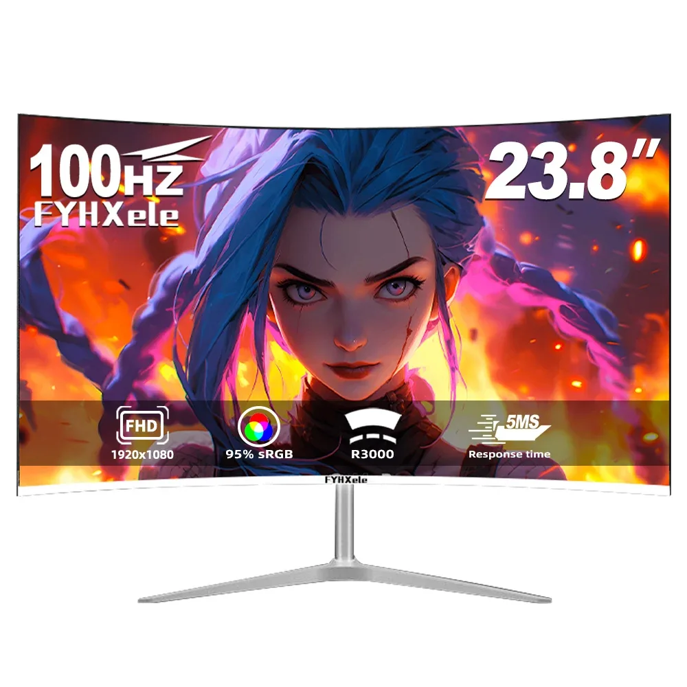 Moniteur incurvé 100 Hz de 61 cm