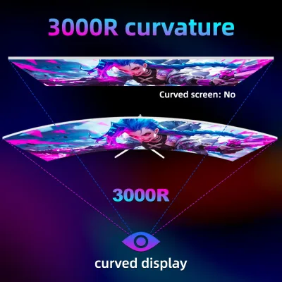 Moniteur incurvé 100 Hz de 61 cm – image 2