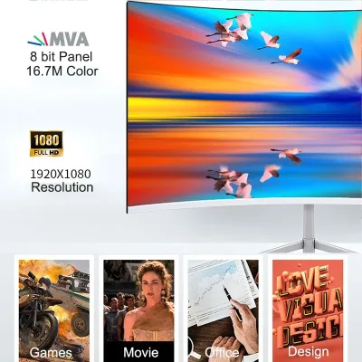 Moniteur incurvé 100 Hz de 61 cm – image 3