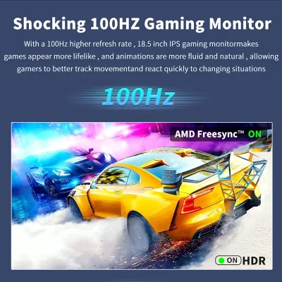 Moniteur portable 18,5 pouces IPS 100 Hz – image 2
