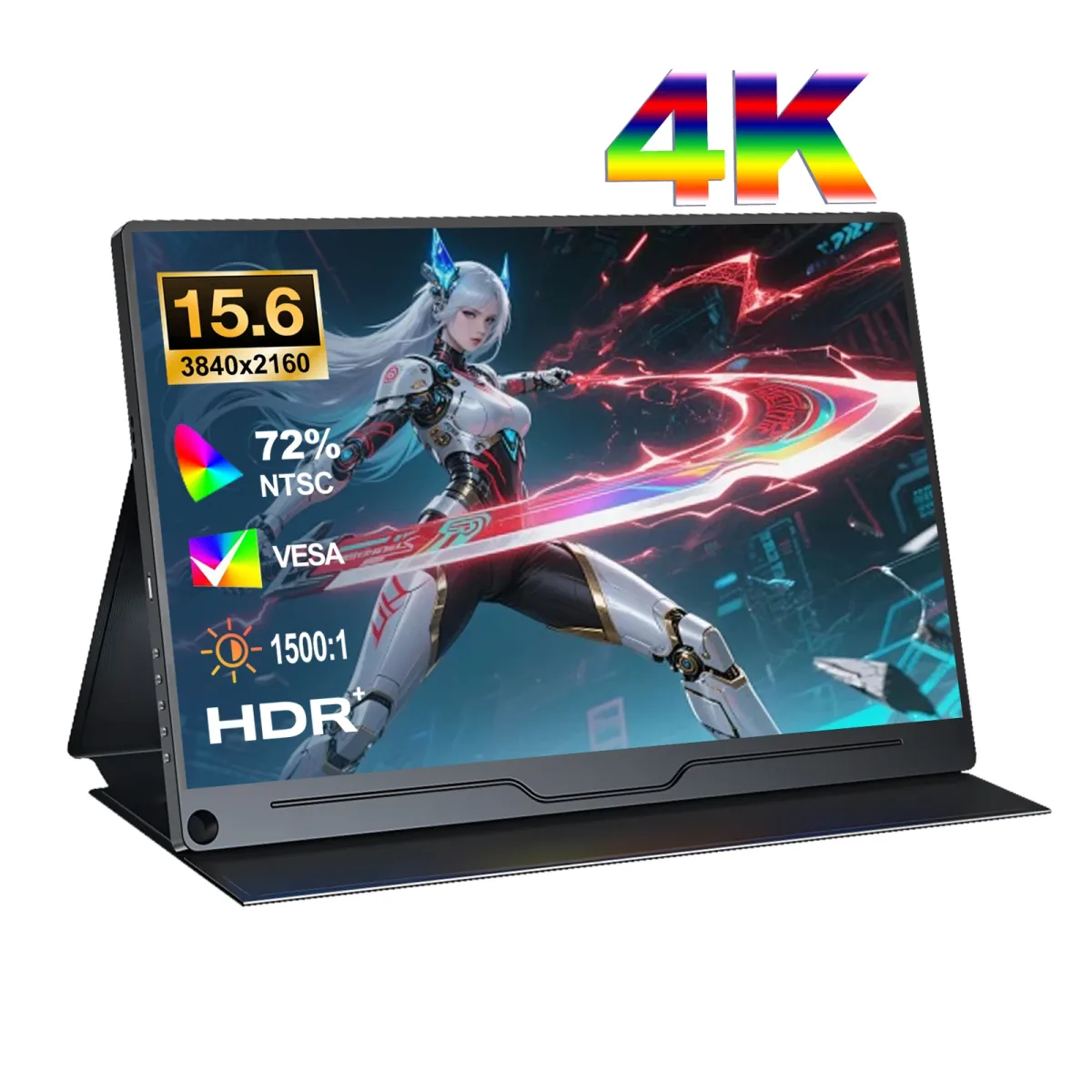 Moniteur portable 4K 15,6 pouces IPS