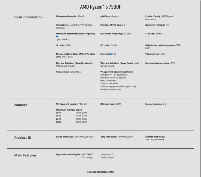 Processeur 6 cœurs 12 threads socket AM5 – image 2
