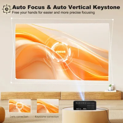 Projecteur 4K Full HD avec commande vocale – image 3