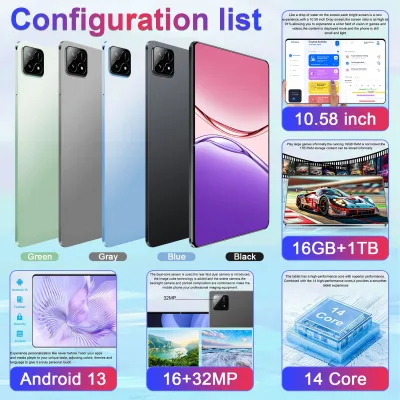 Tablette tactile Android 13 double SIM – image 2