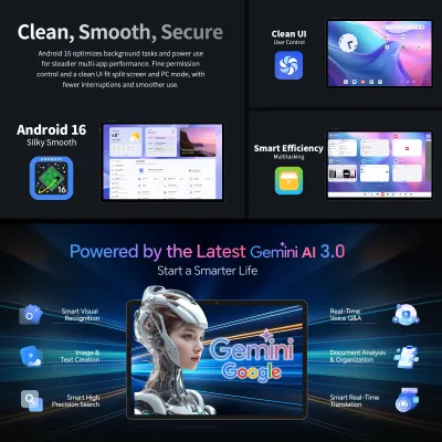 Tablette tactile Android écran IPS 14 pouces – image 3