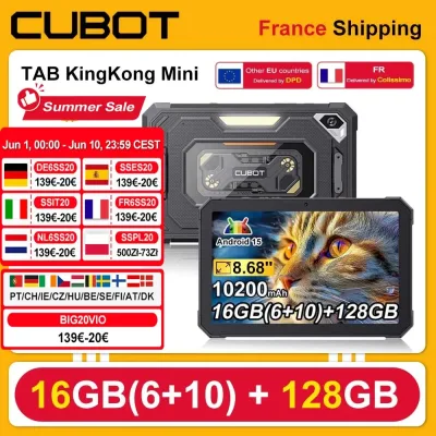 Tablette tactile robuste Android 15 128 Go