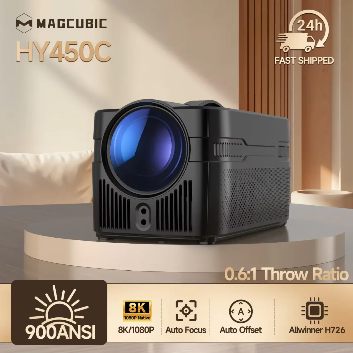 Vidéoprojecteur ultra courte focale autofocus